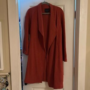 Rust Wool Trench Coat